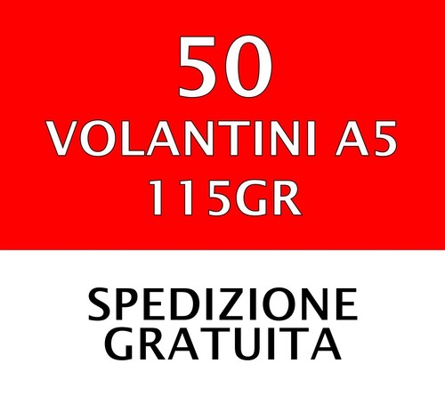 Stampa volantini fronte - stampa, a5