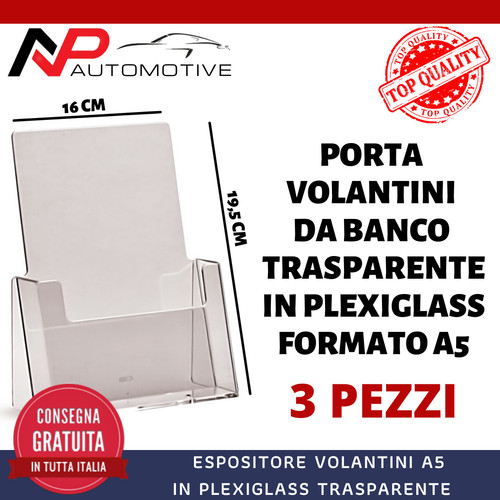 Porta depliant banco 3 - porta,