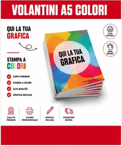 500 volantini formato - volantini,