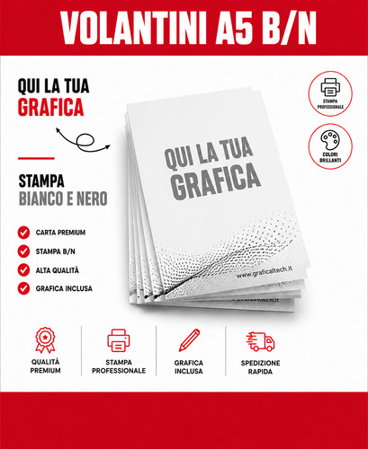500 volantini formato - formato, a5