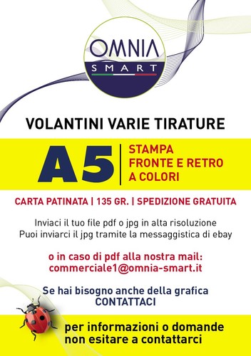 Volantini carta patinata - a5,