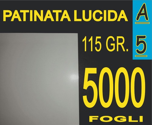 5000 fogli carta patinata - a5,