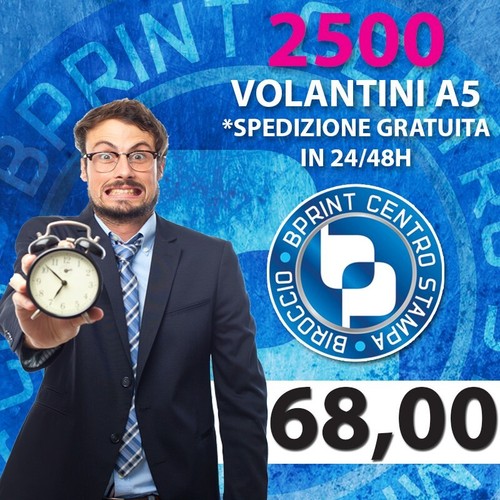 Stampa 2500 volantini flyer - volantini,