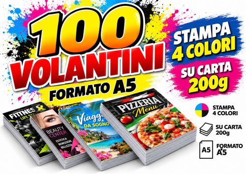 100 volantini stampa a - 100,