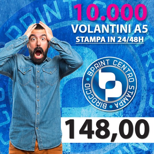 Stampa 10000 volantini flyer - 10000,